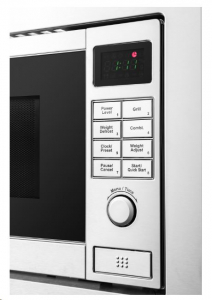 ECG MTD 2081 VGSS mikrohullámú sütő beépítő kerettel ezüst